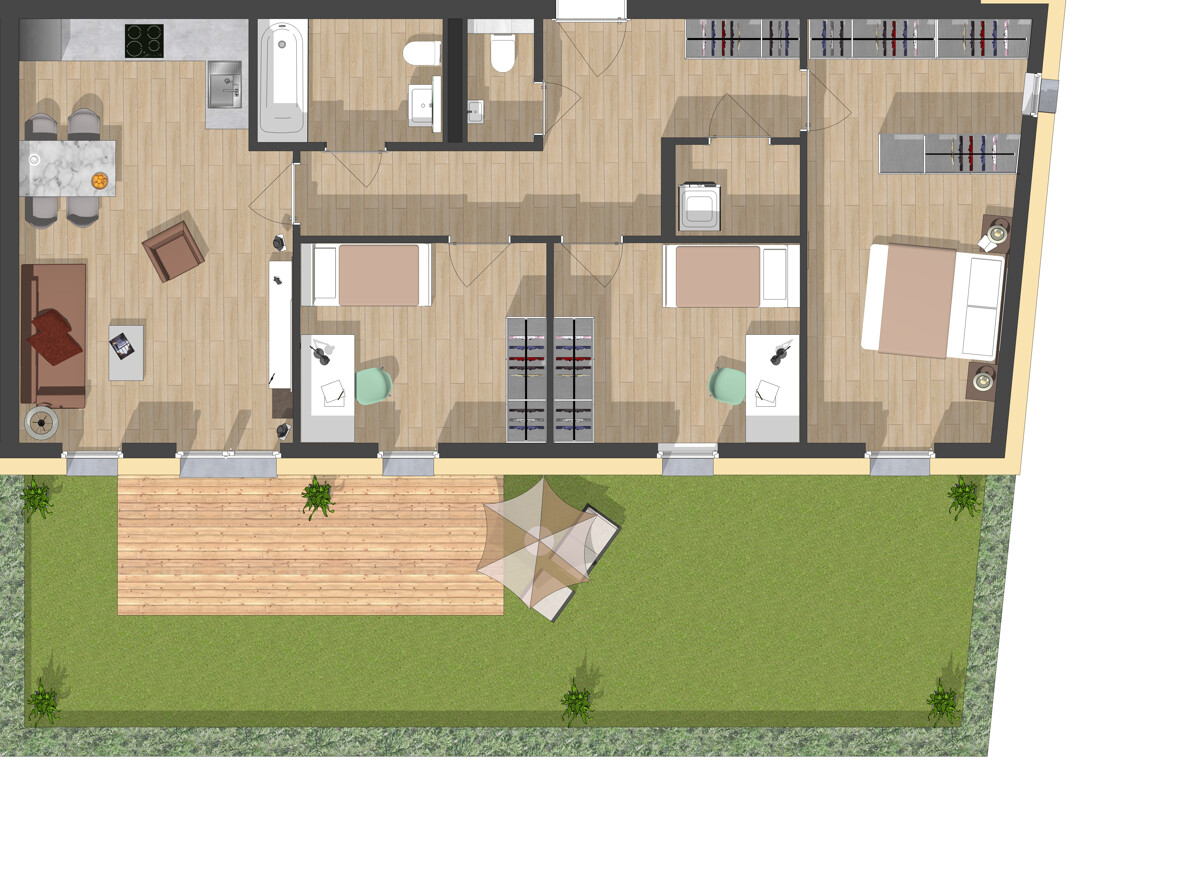 Exklusive 4-Zimmer-Wohnung im Wettiner Westend