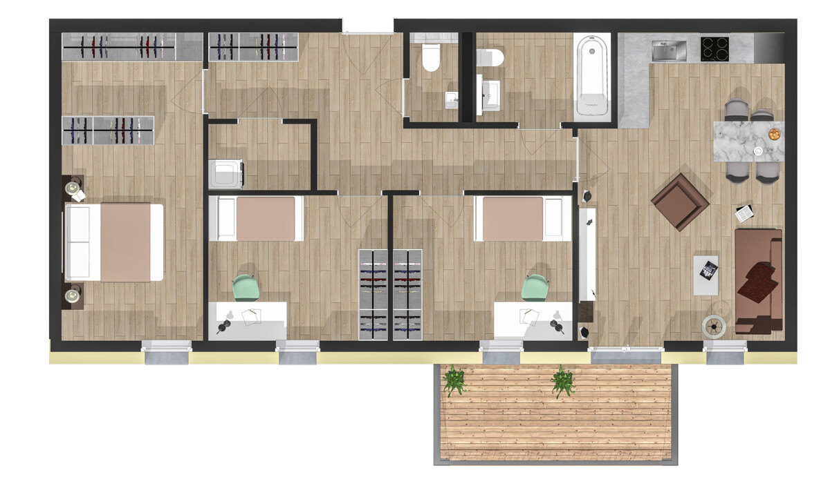 Whg_16_24_32_40_Grudriss