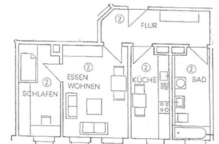 Attraktive 2-Raum-Erdgeschosswohnung in Schönefeld: Ideale Kapitalanlage