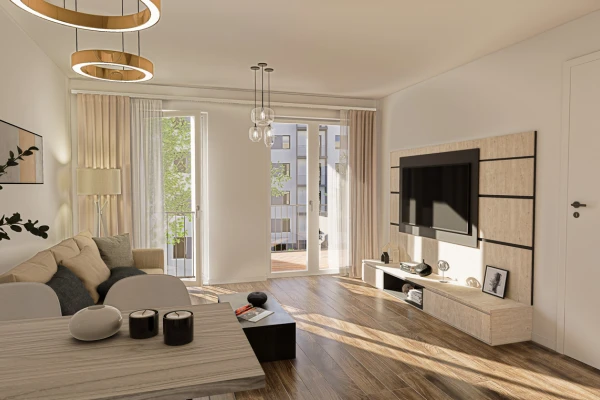 Visualisierung Familienwohnung der Immobilie: WETTINER CITY SUITES (Titelbild)