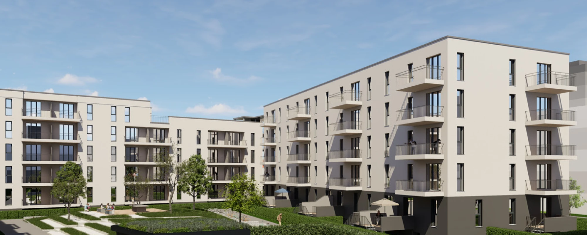 Fassade Hof-Seite_WW1 der Immobilie: ALBRECHT LIVING APARTMENTS (Titelbild)